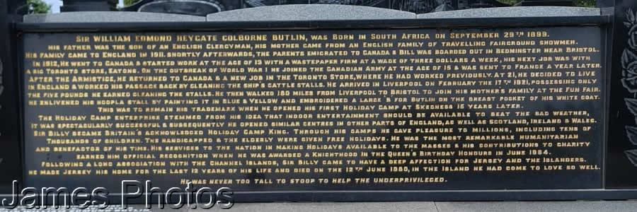 Sir Billy Butlin story on his grave