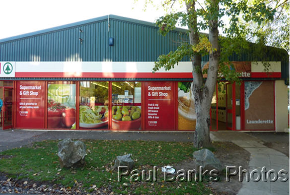 Paul Banks Photos - Butlins Minehead rear supermarket