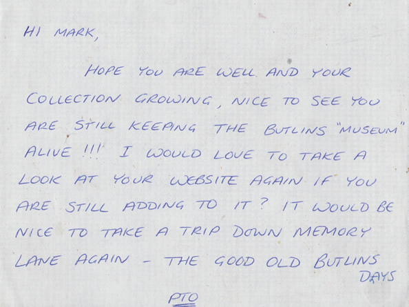 Sir Billy Butlin Grave envelope front
