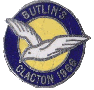 Butlins Clacton Badge
