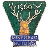 Butlins Minehead Badge