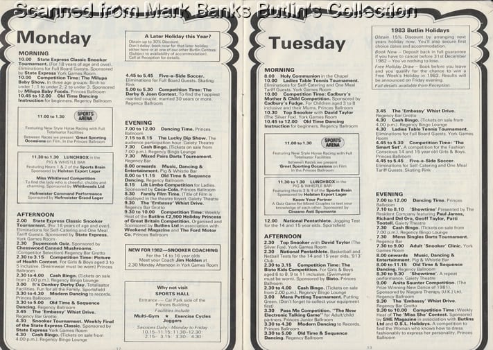 1982 Entertainment Guide