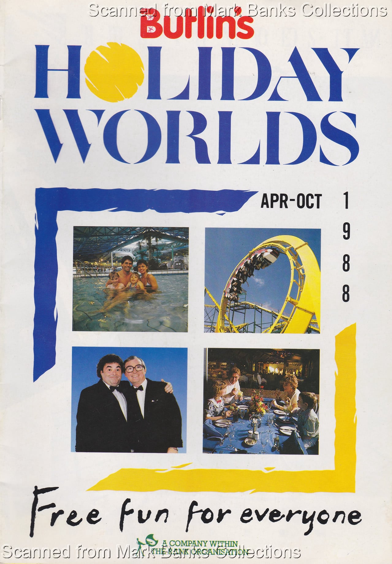 1988 Butlins Holiday Worlds Brochure