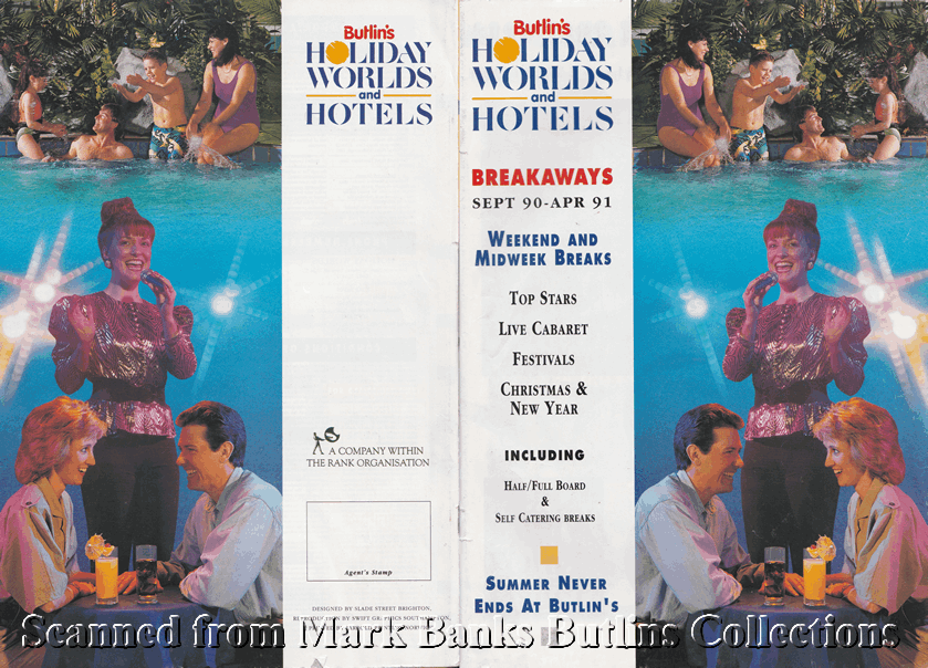 1991 Butlins Holiday Worlds Brochure
