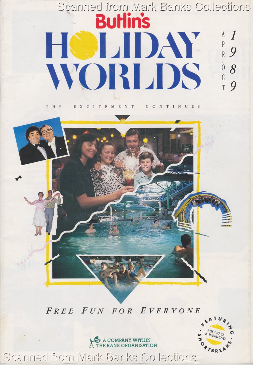 1989 Butlins Holiday Worlds Brochure