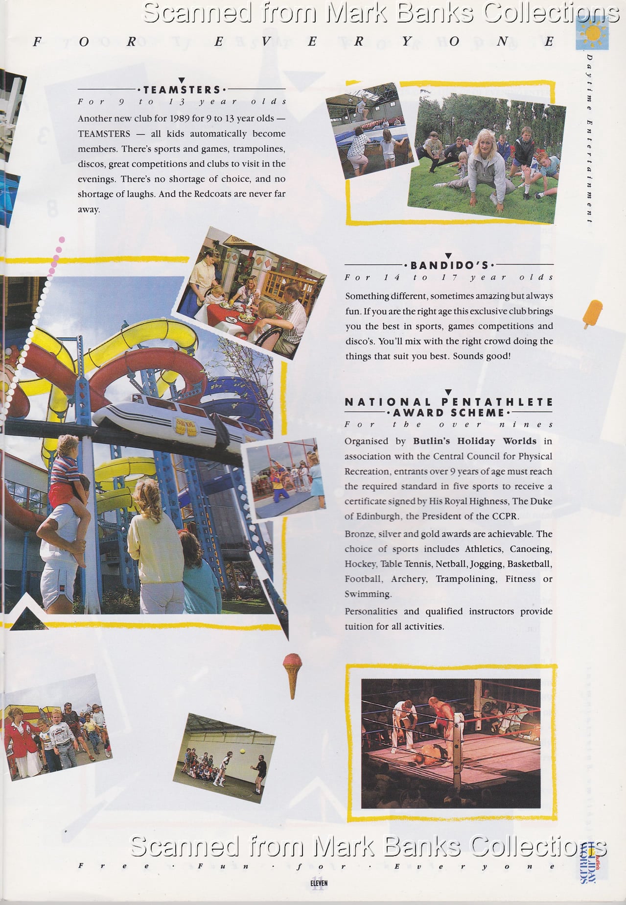 1989 Butlins Holiday Worlds Brochure