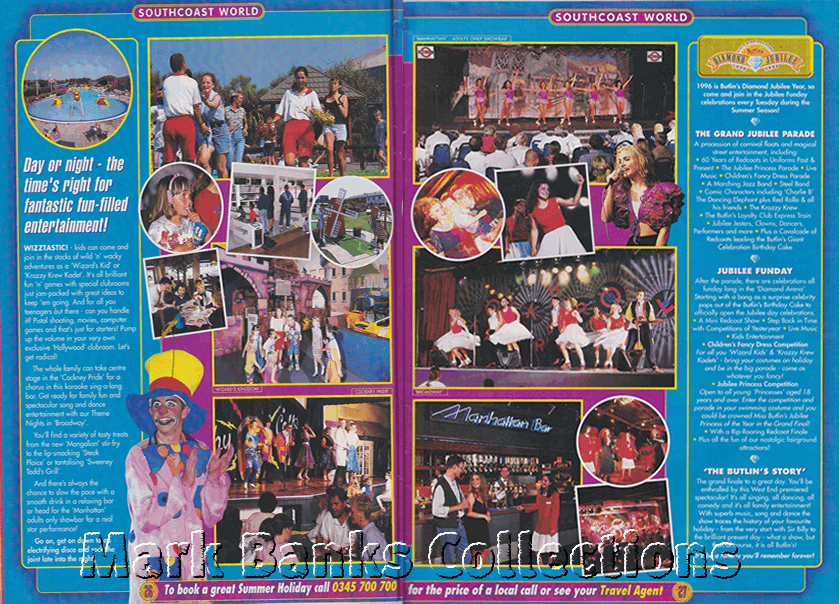 1996 Butlins Holiday Worlds Brochure