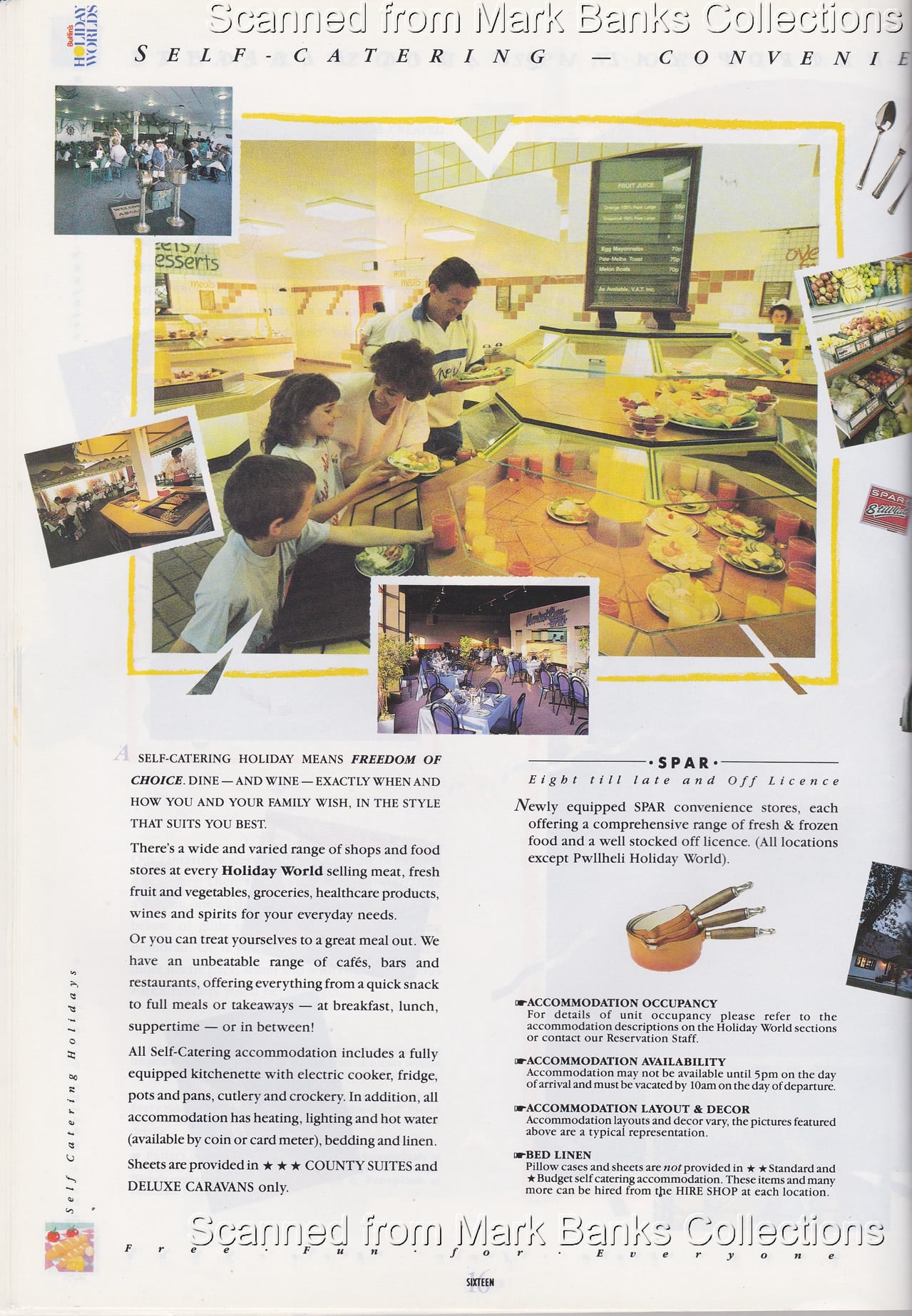 1989 Butlins Holiday Worlds Brochure