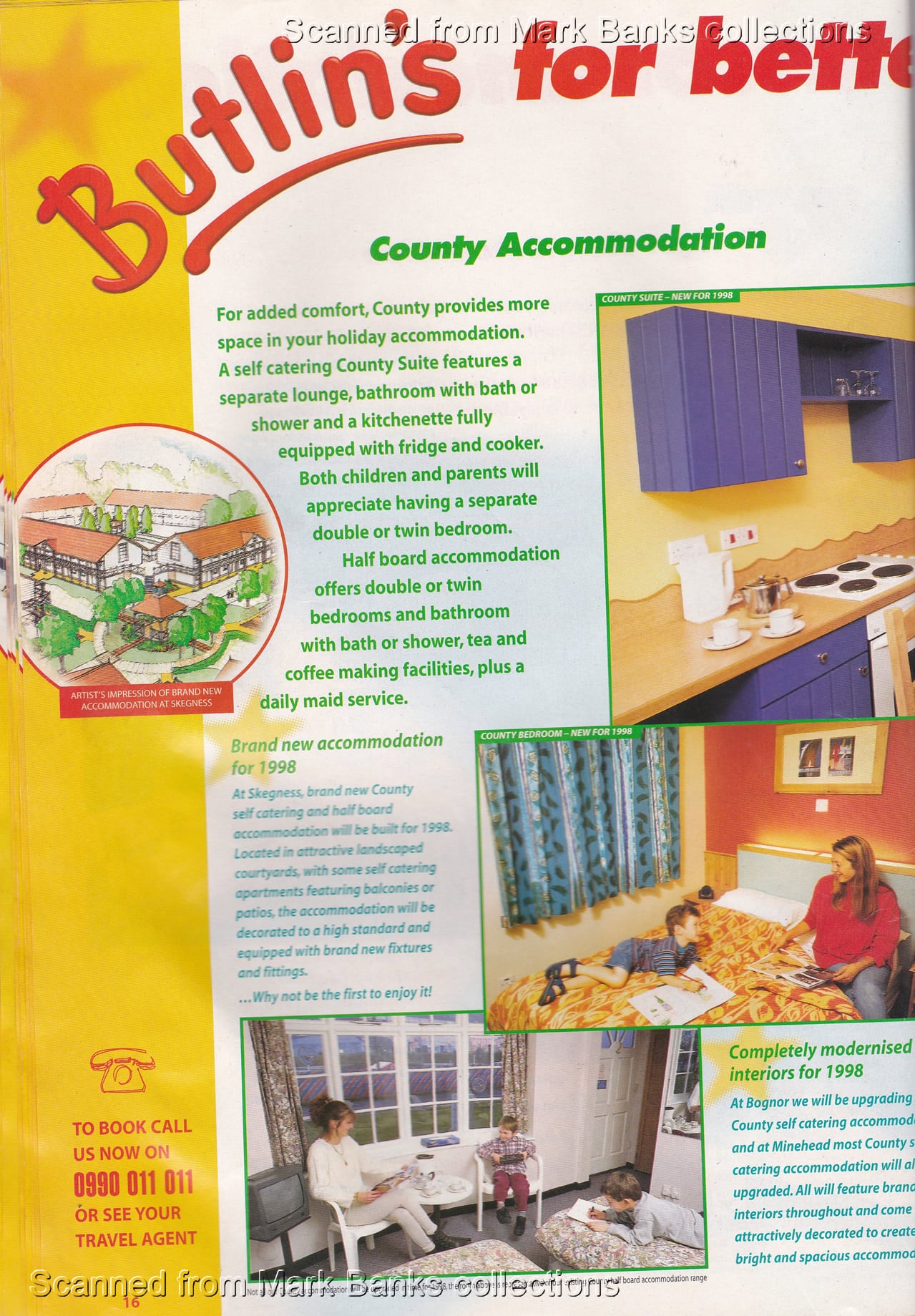 1998 Butlins Holiday Worlds Brochure