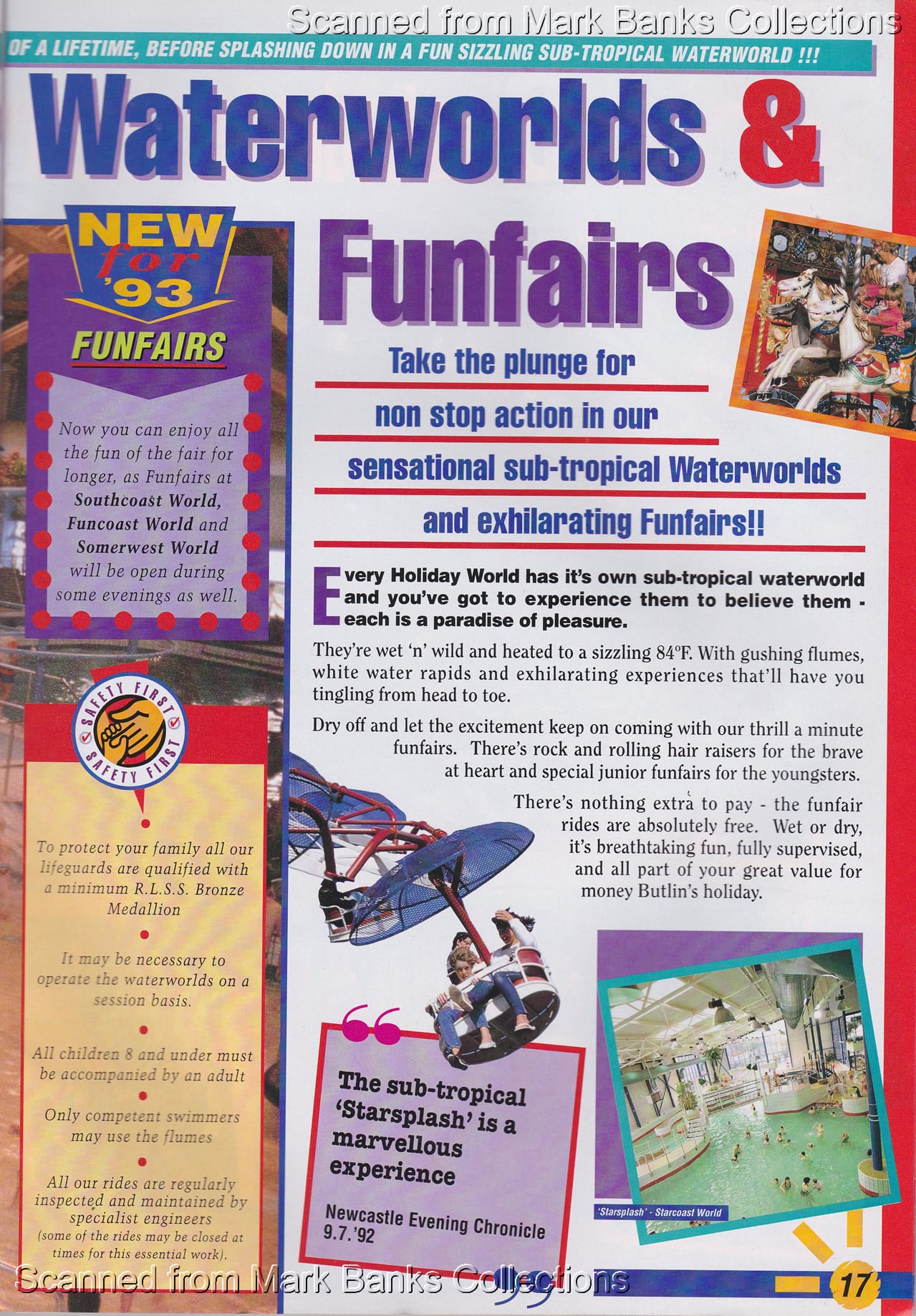 1993 Butlins Holiday Worlds Brochure