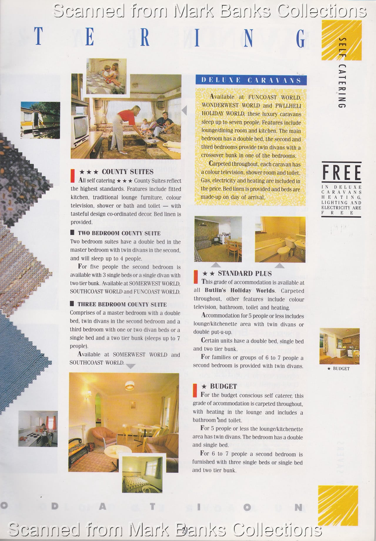 1988 Butlins Holiday Worlds Brochure