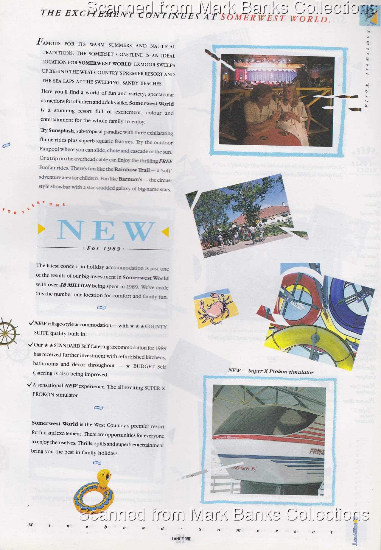 1989 Butlins Holiday Worlds Brochure