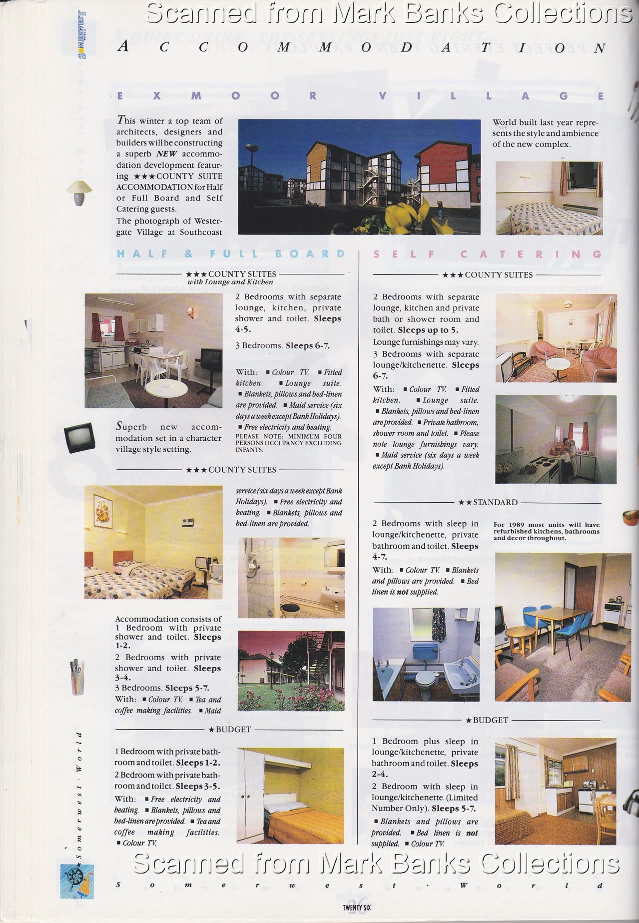 1989 Butlins Holiday Worlds Brochure