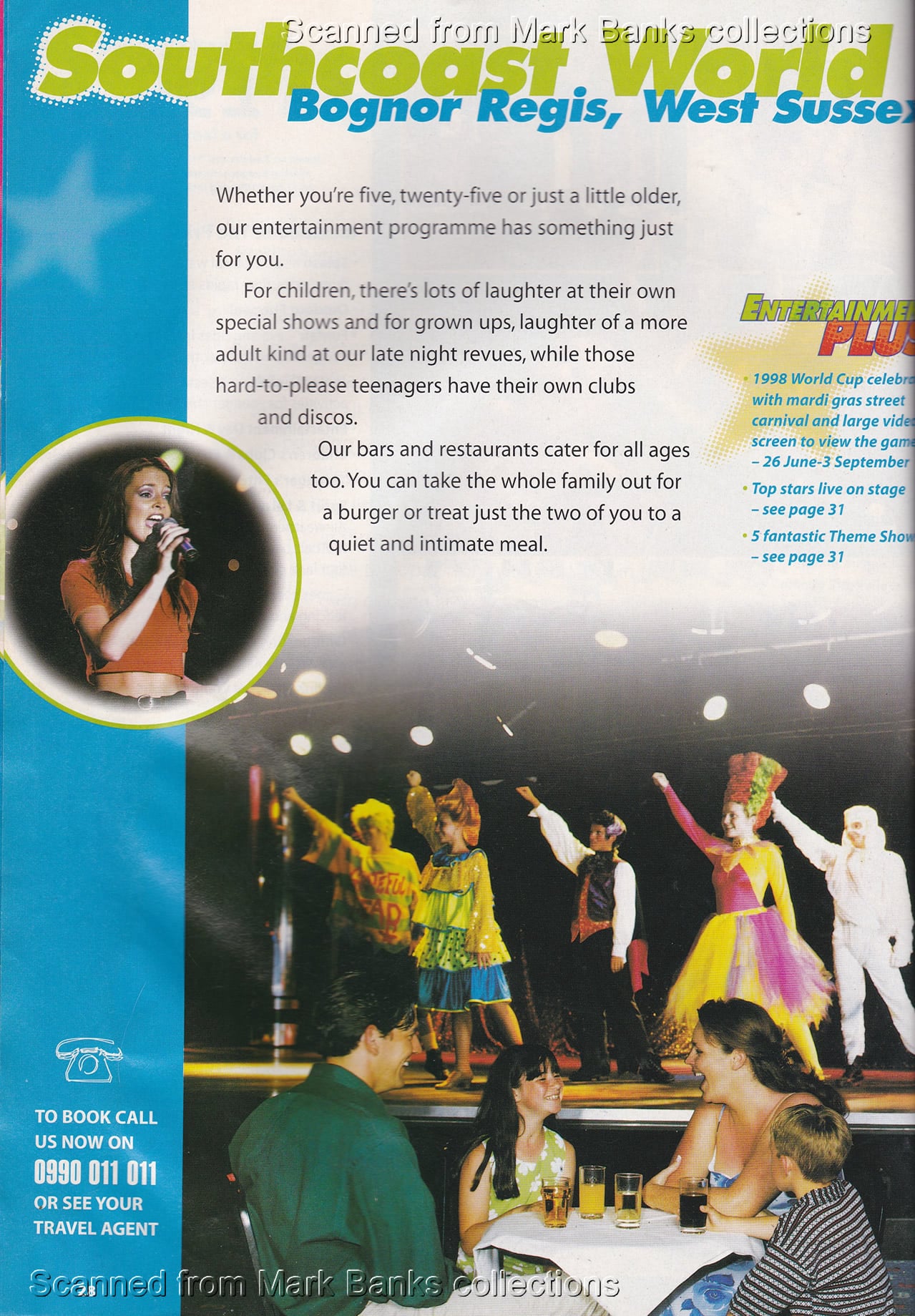 1998 Butlins Holiday Worlds Brochure