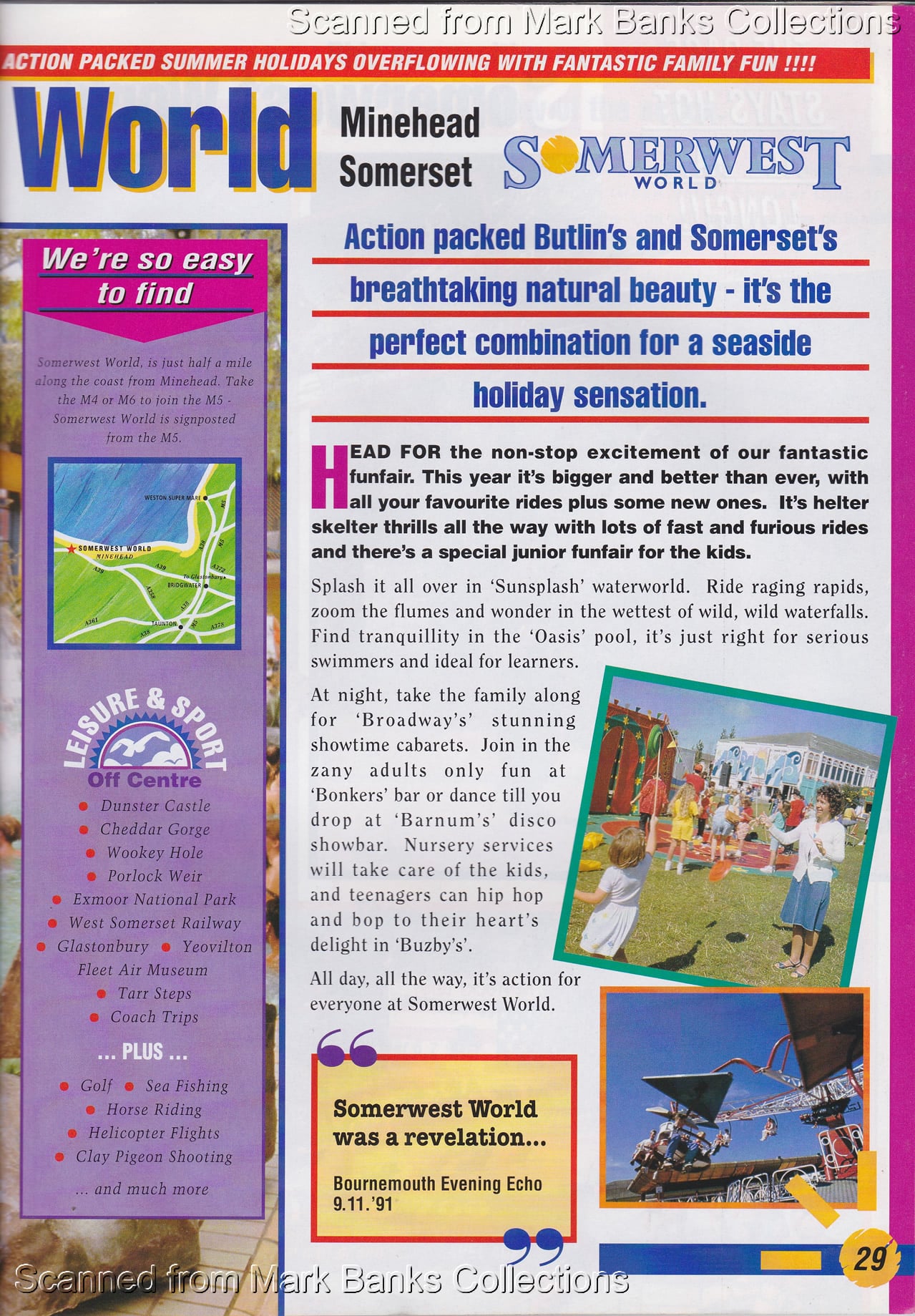 1993 Butlins Holiday Worlds Brochure