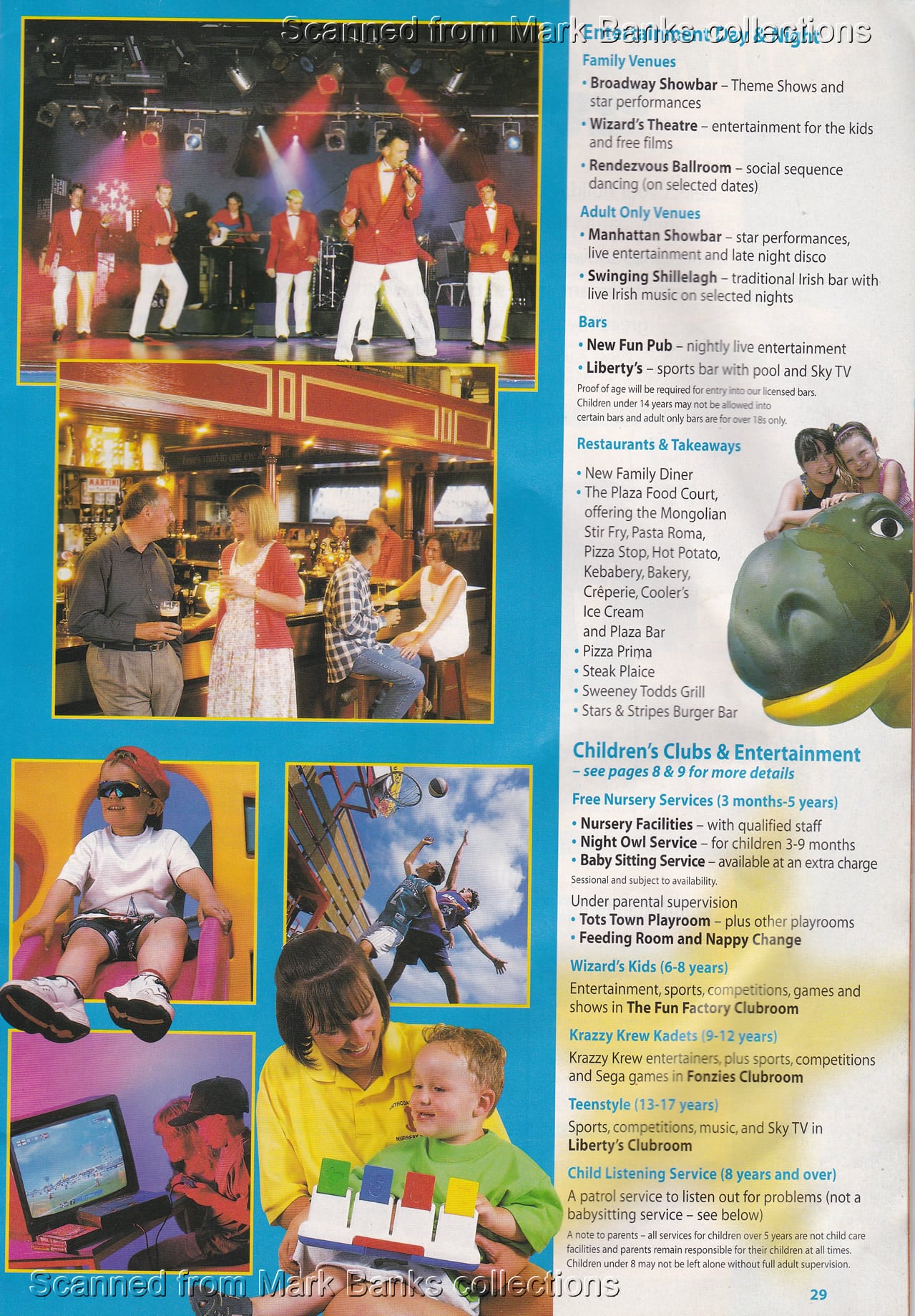 1998 Butlins Holiday Worlds Brochure
