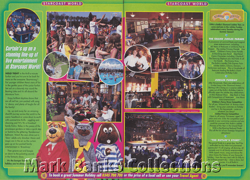 1996 Butlins Holiday Worlds Brochure