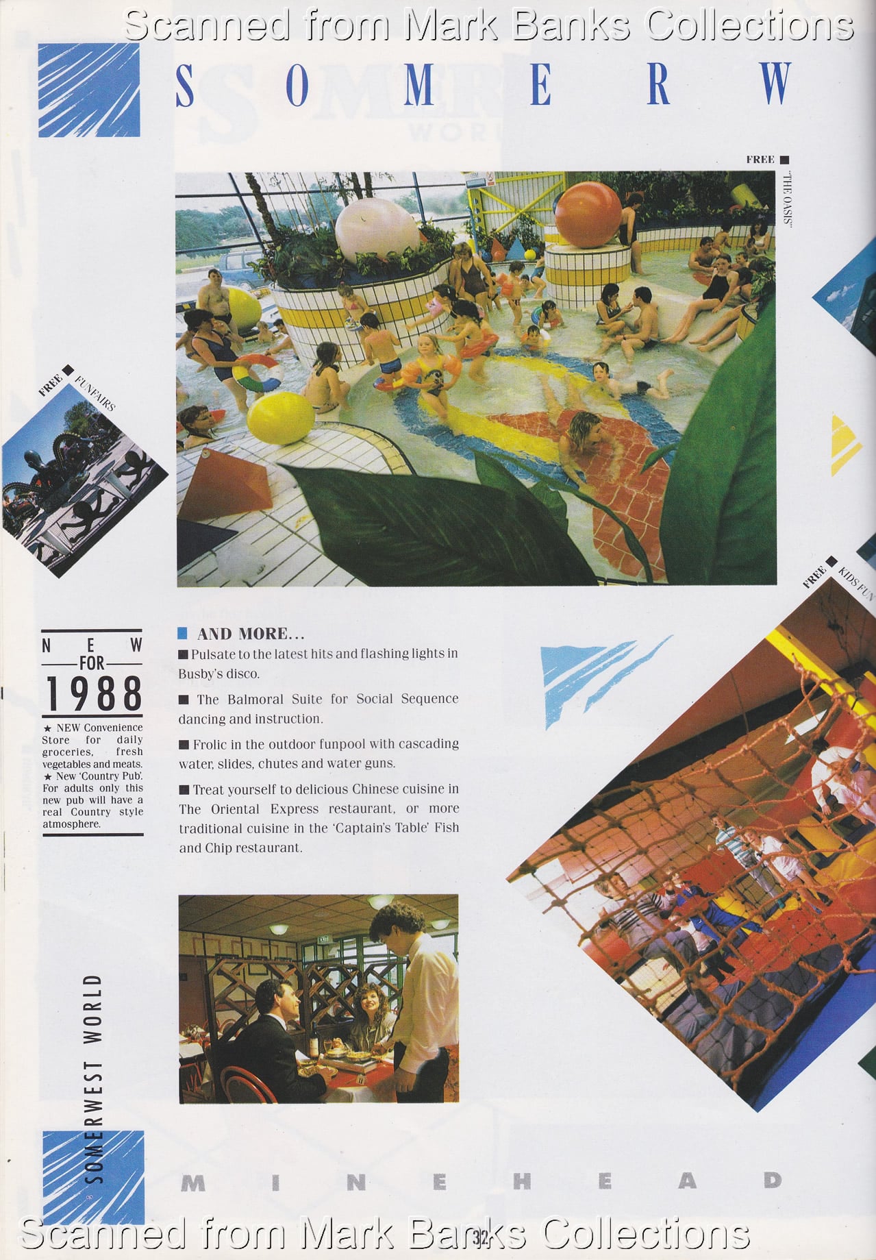 1988 Butlins Holiday Worlds Brochure