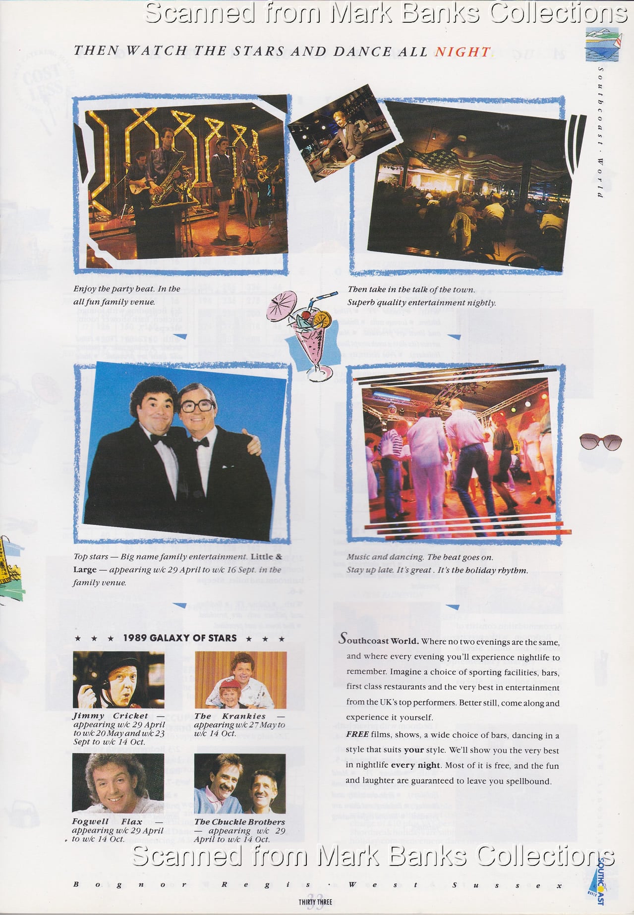 1989 Butlins Holiday Worlds Brochure