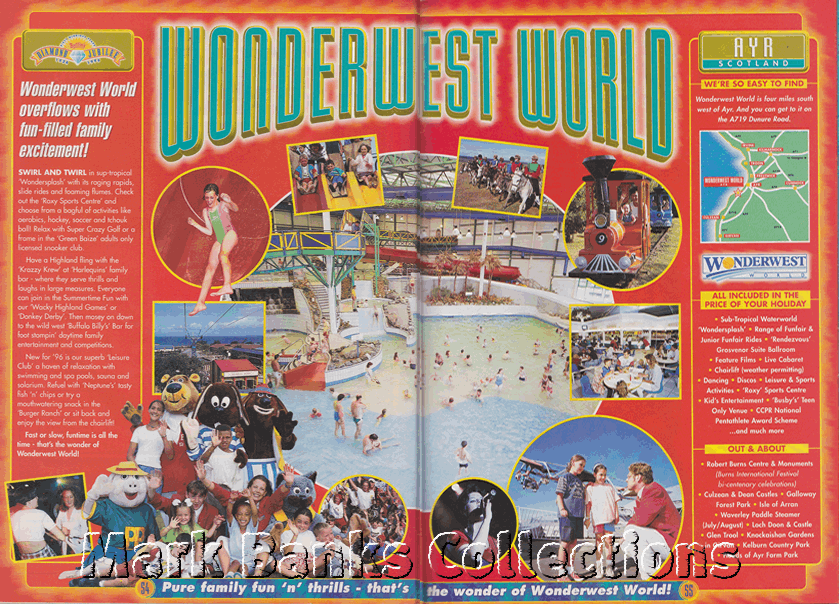 1996 Butlins Holiday Worlds Brochure