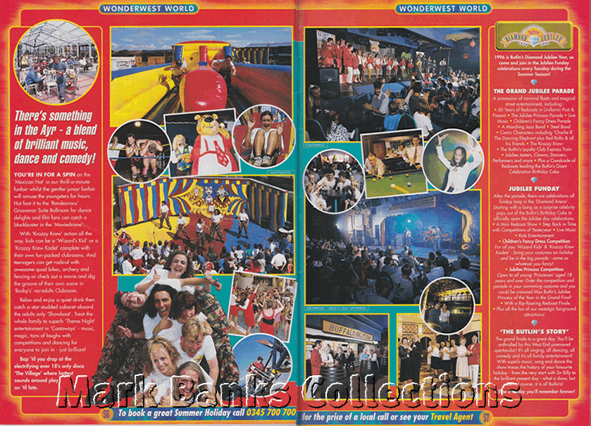 1996 Butlins Holiday Worlds Brochure