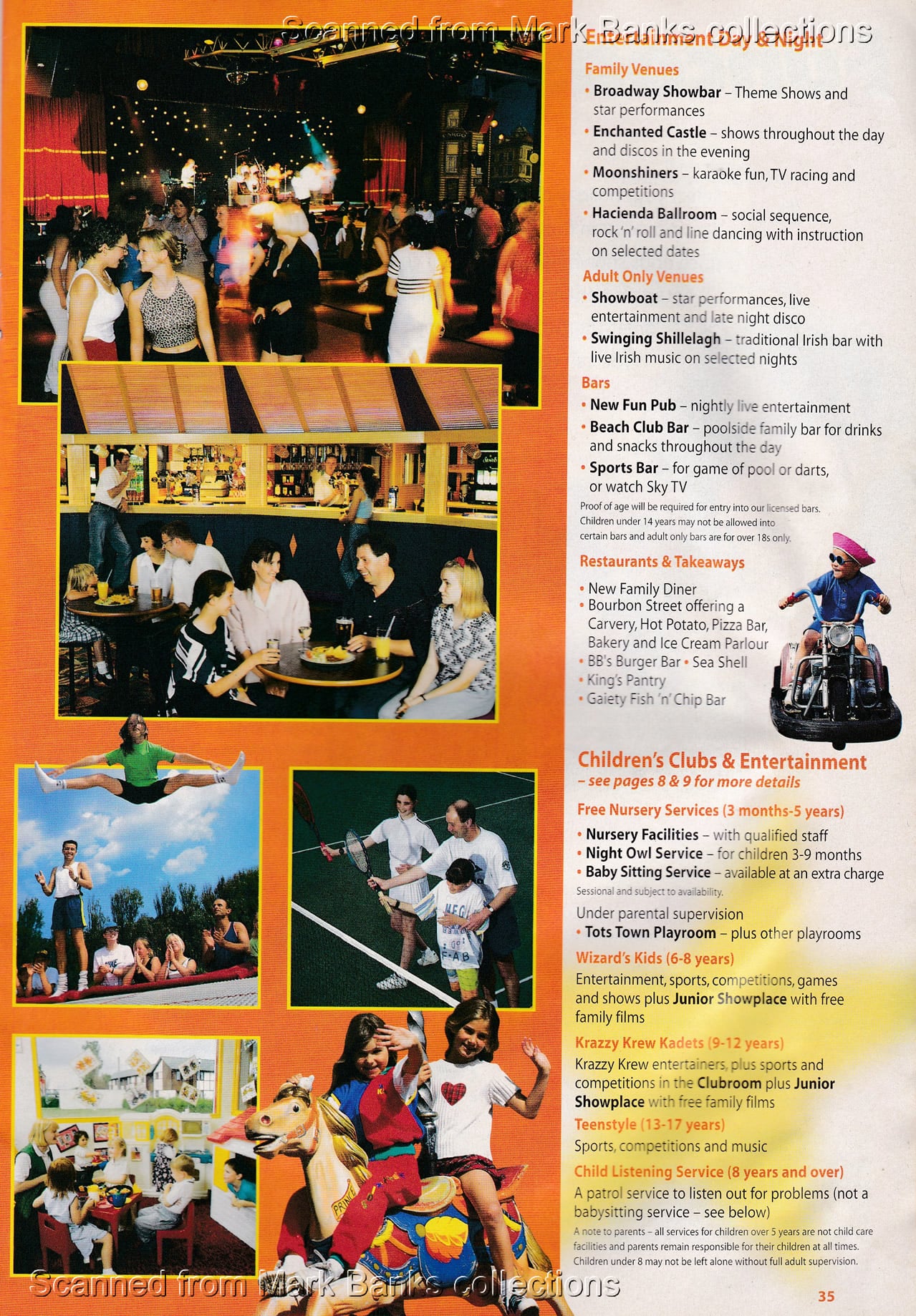 1998 Butlins Holiday Worlds Brochure