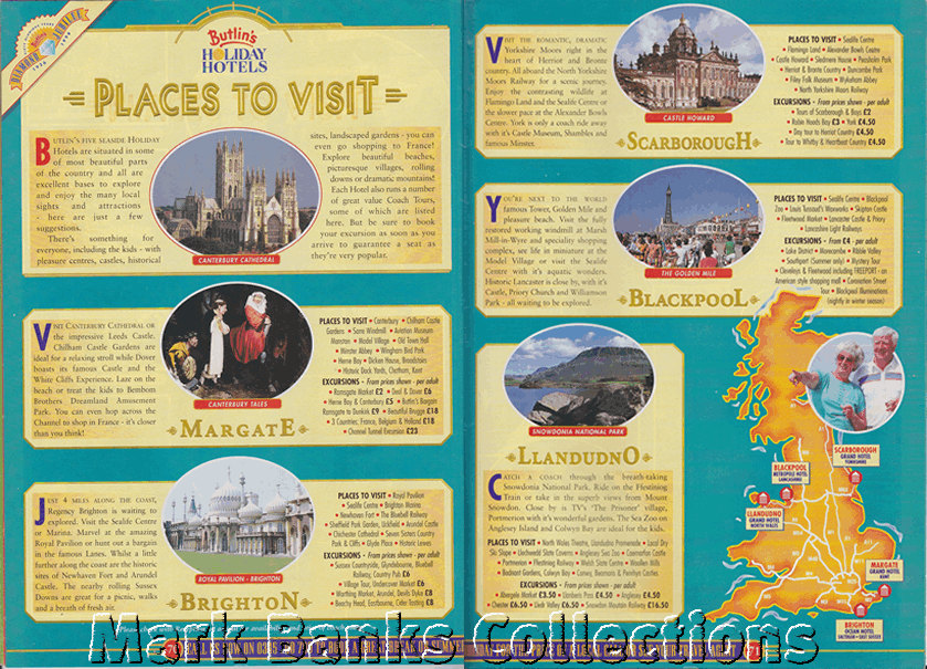 1996 Butlins Holiday Worlds Brochure