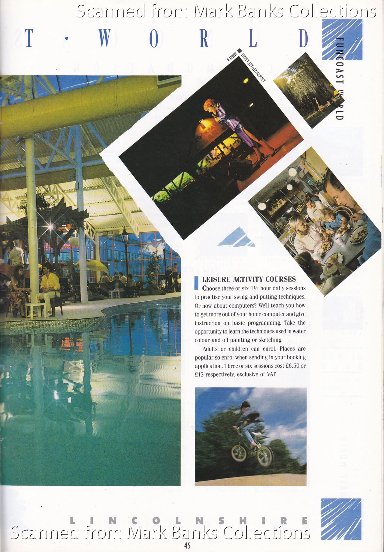 1988 Butlins Holiday Worlds Brochure