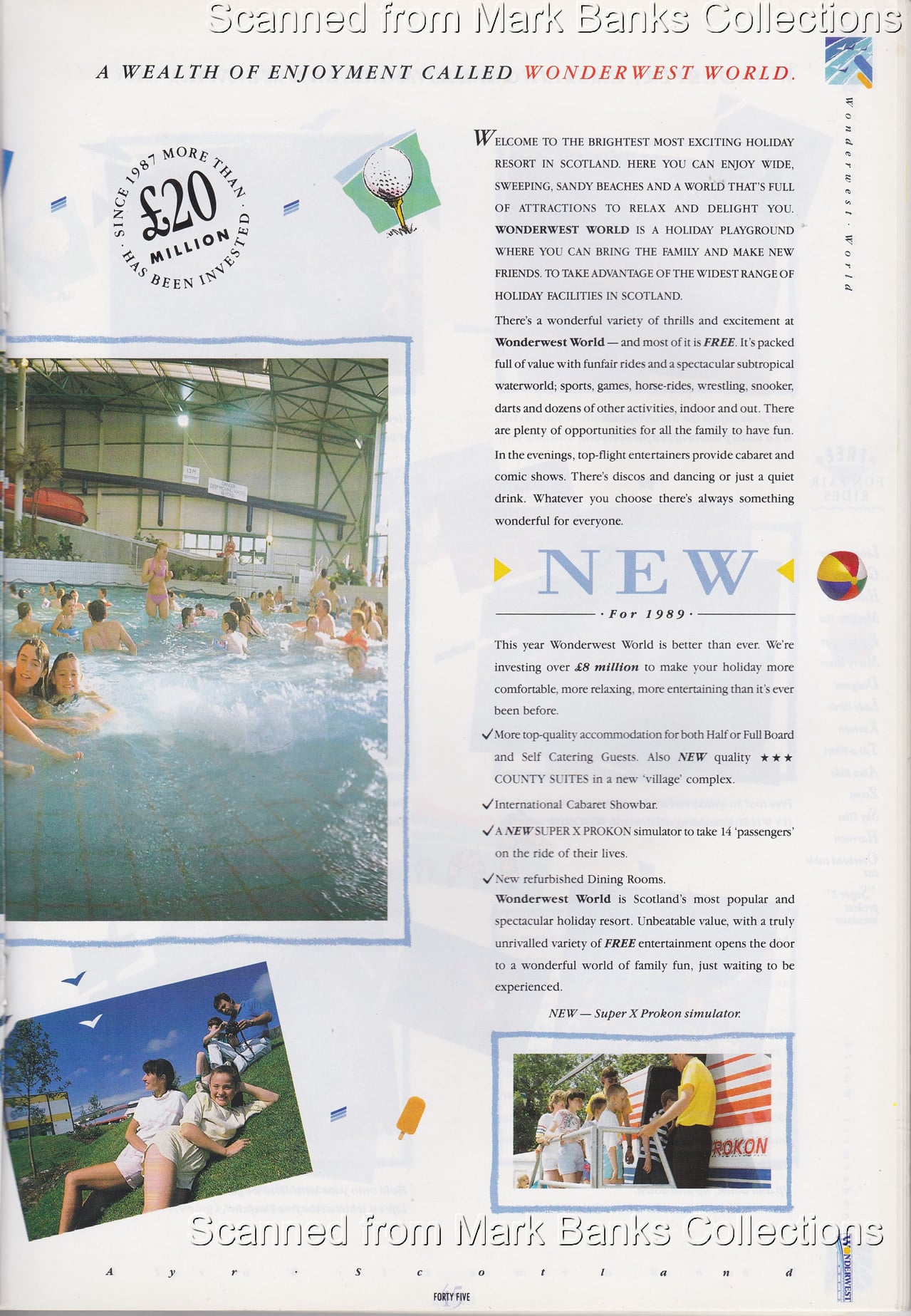 1989 Butlins Holiday Worlds Brochure
