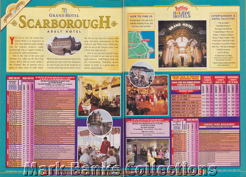 1996 Butlins Holiday Worlds Brochure