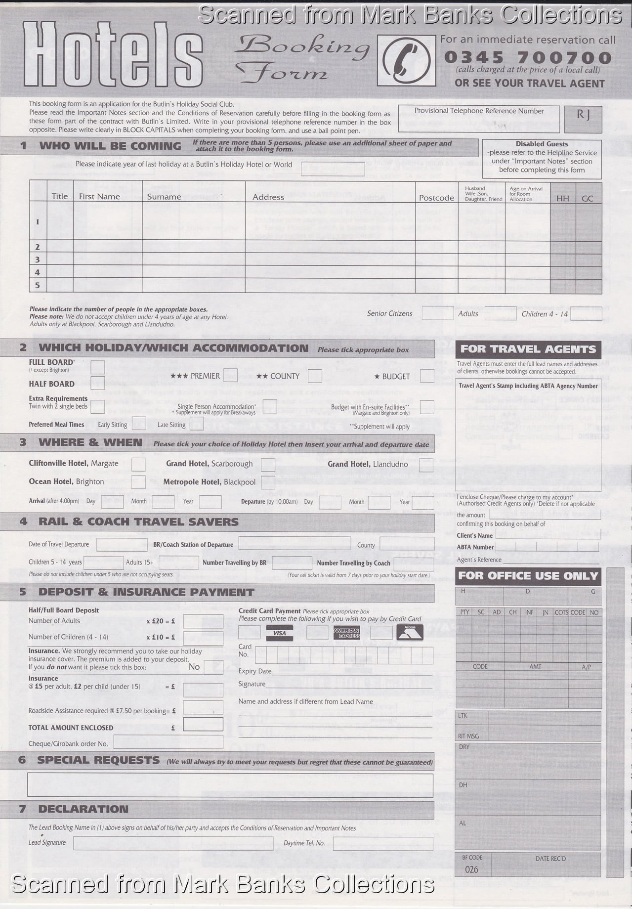 1993 Butlins Holiday Worlds Brochure