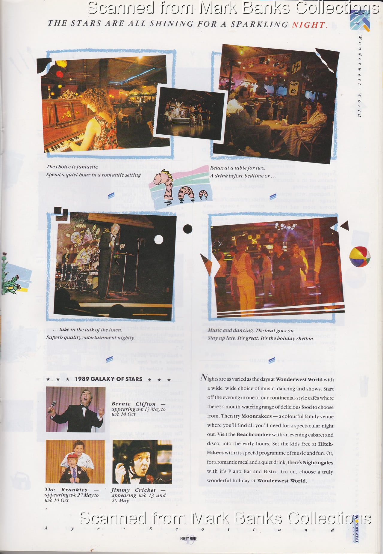1989 Butlins Holiday Worlds Brochure