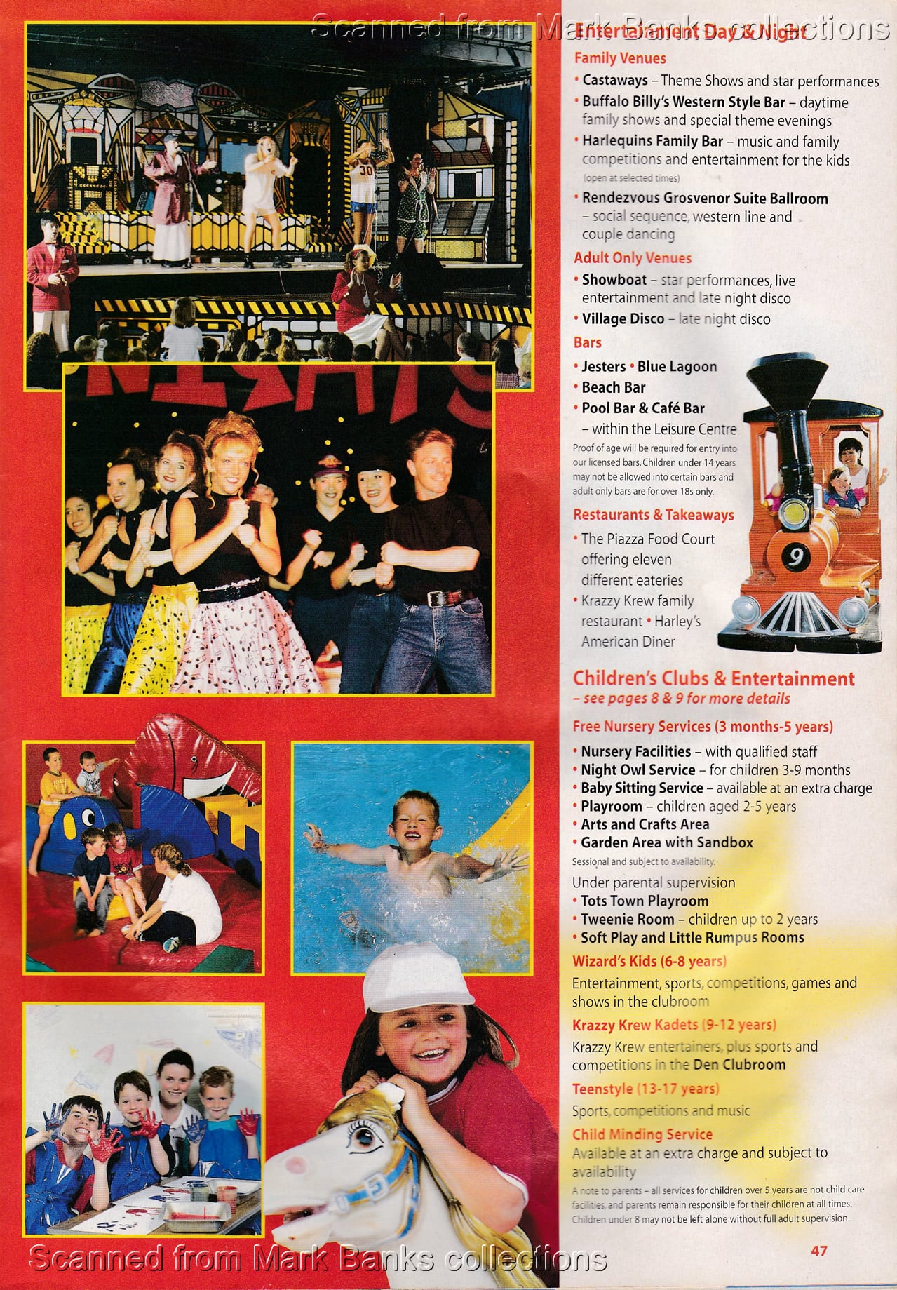 1998 Butlins Holiday Worlds Brochure
