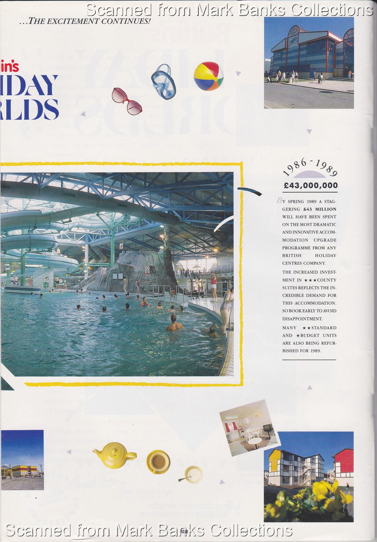 1989 Butlins Holiday Worlds Brochure