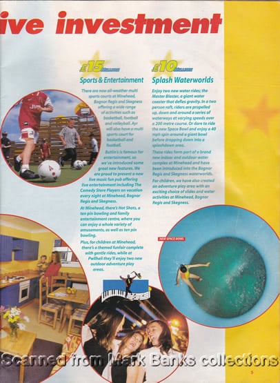 1998 Butlins Holiday Worlds Brochure