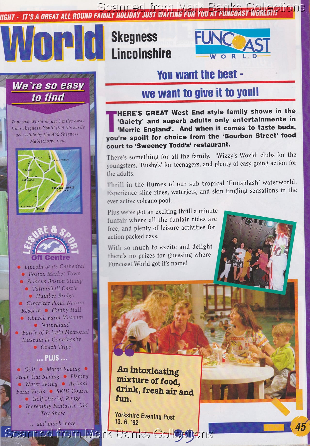 1993 Butlins Holiday Worlds Brochure