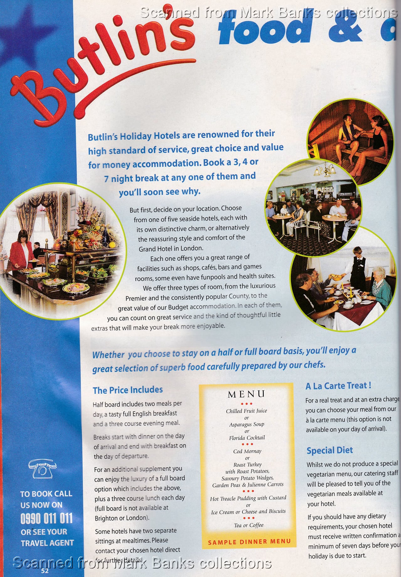 1998 Butlins Holiday Worlds Brochure