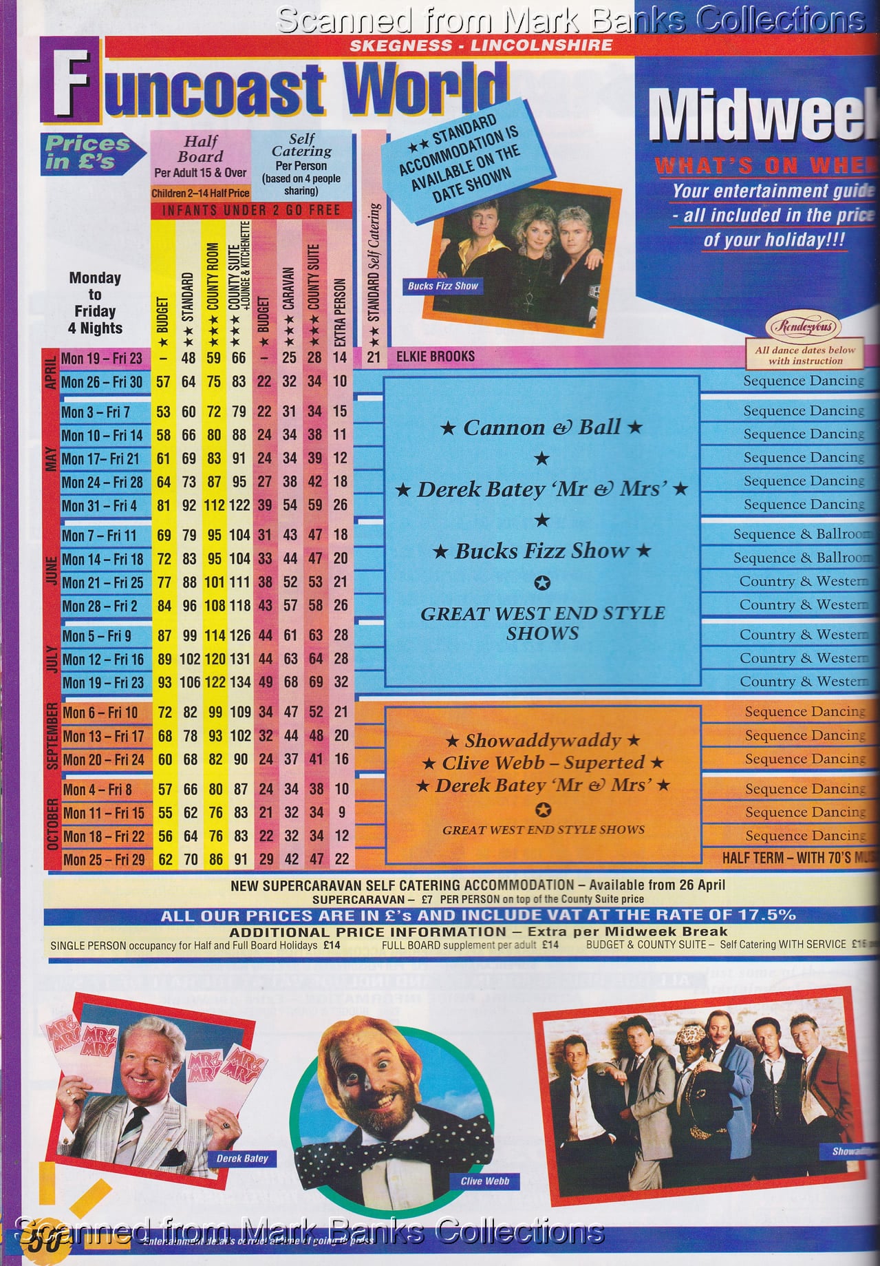 1993 Butlins Holiday Worlds Brochure