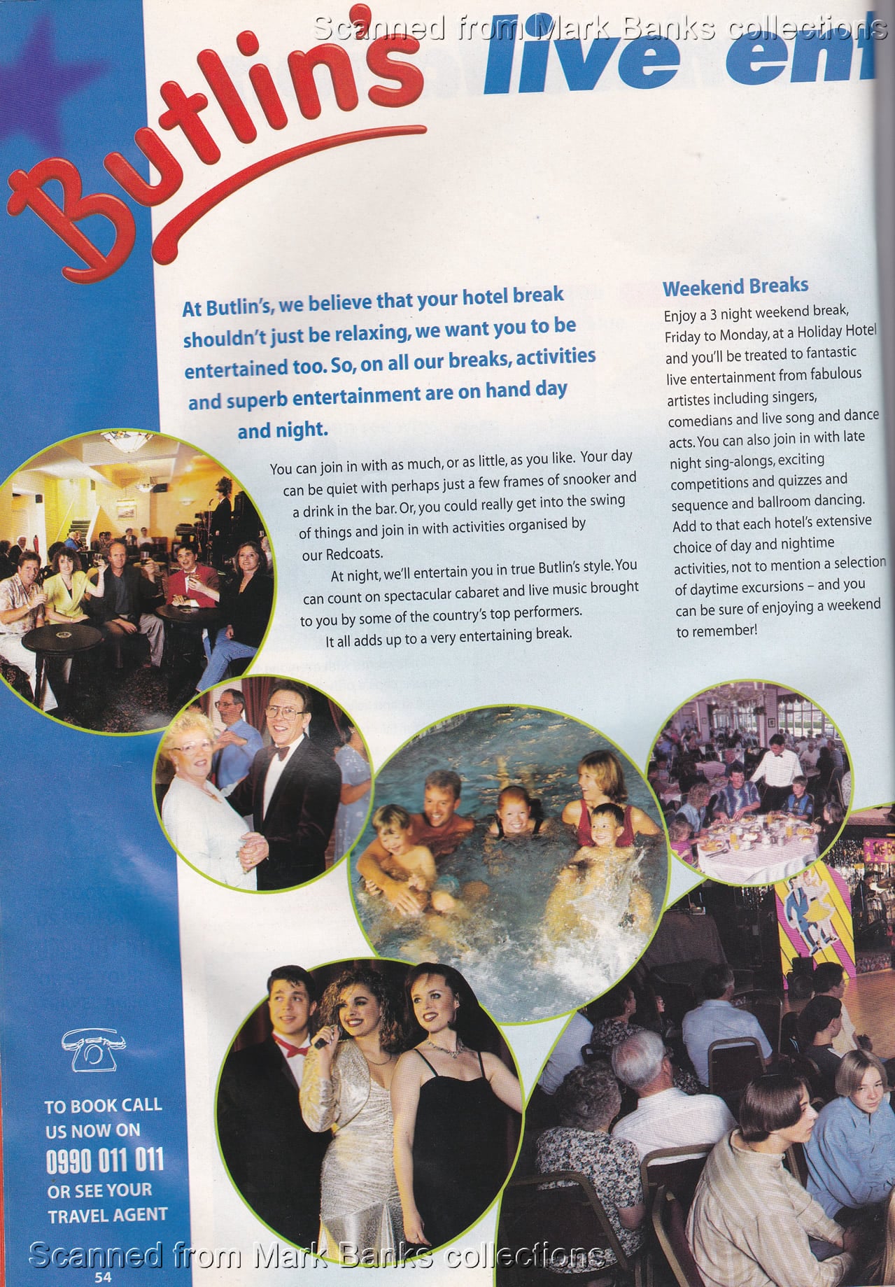 1998 Butlins Holiday Worlds Brochure