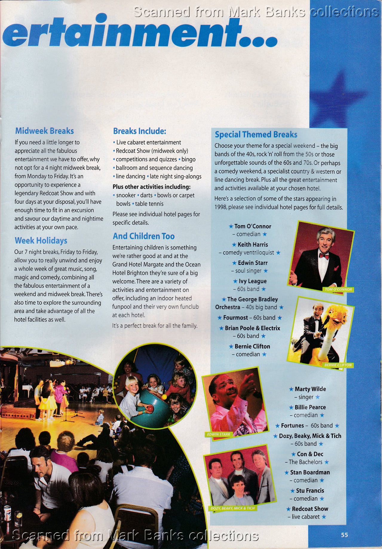 1998 Butlins Holiday Worlds Brochure
