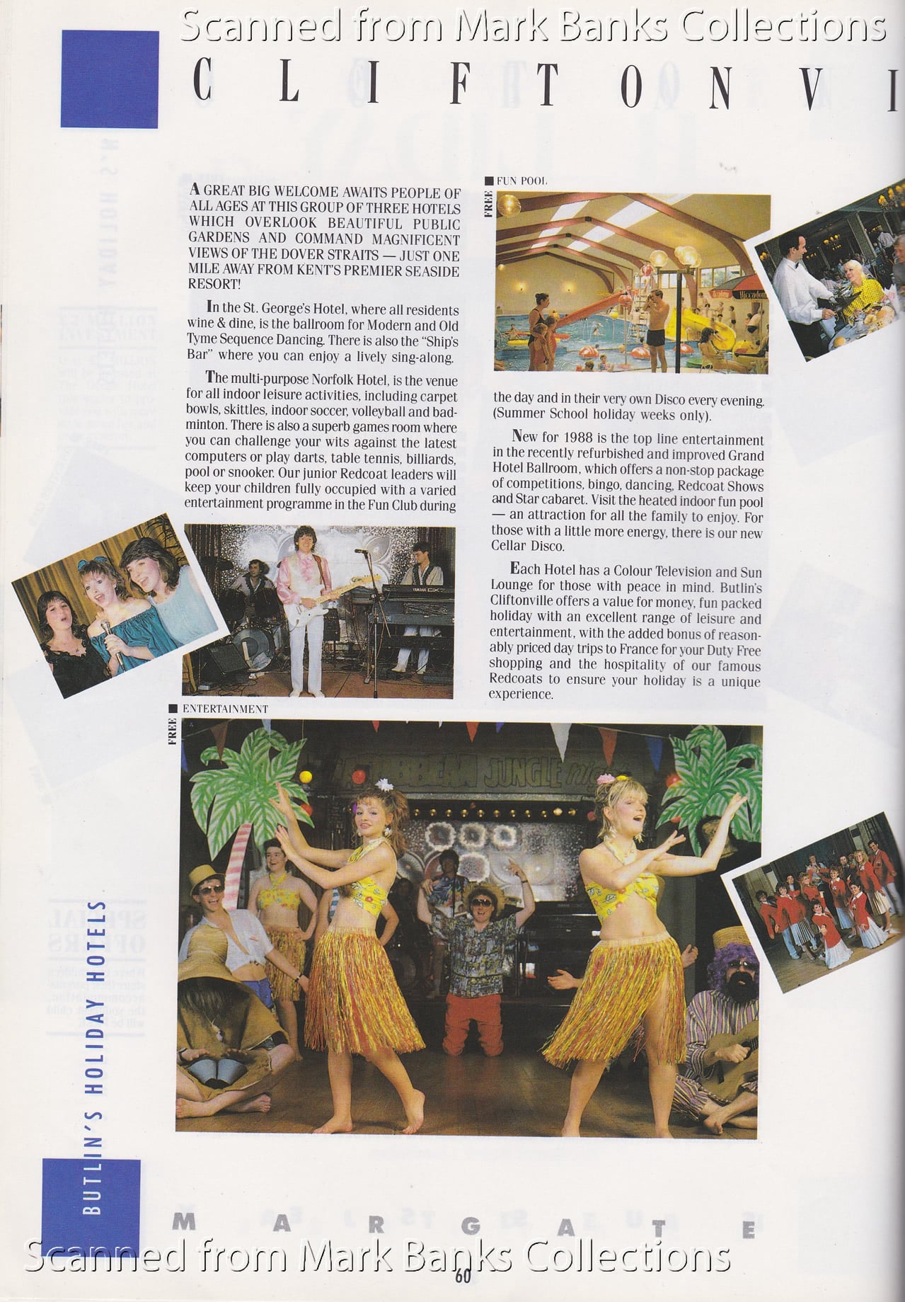 1988 Butlins Holiday Worlds Brochure