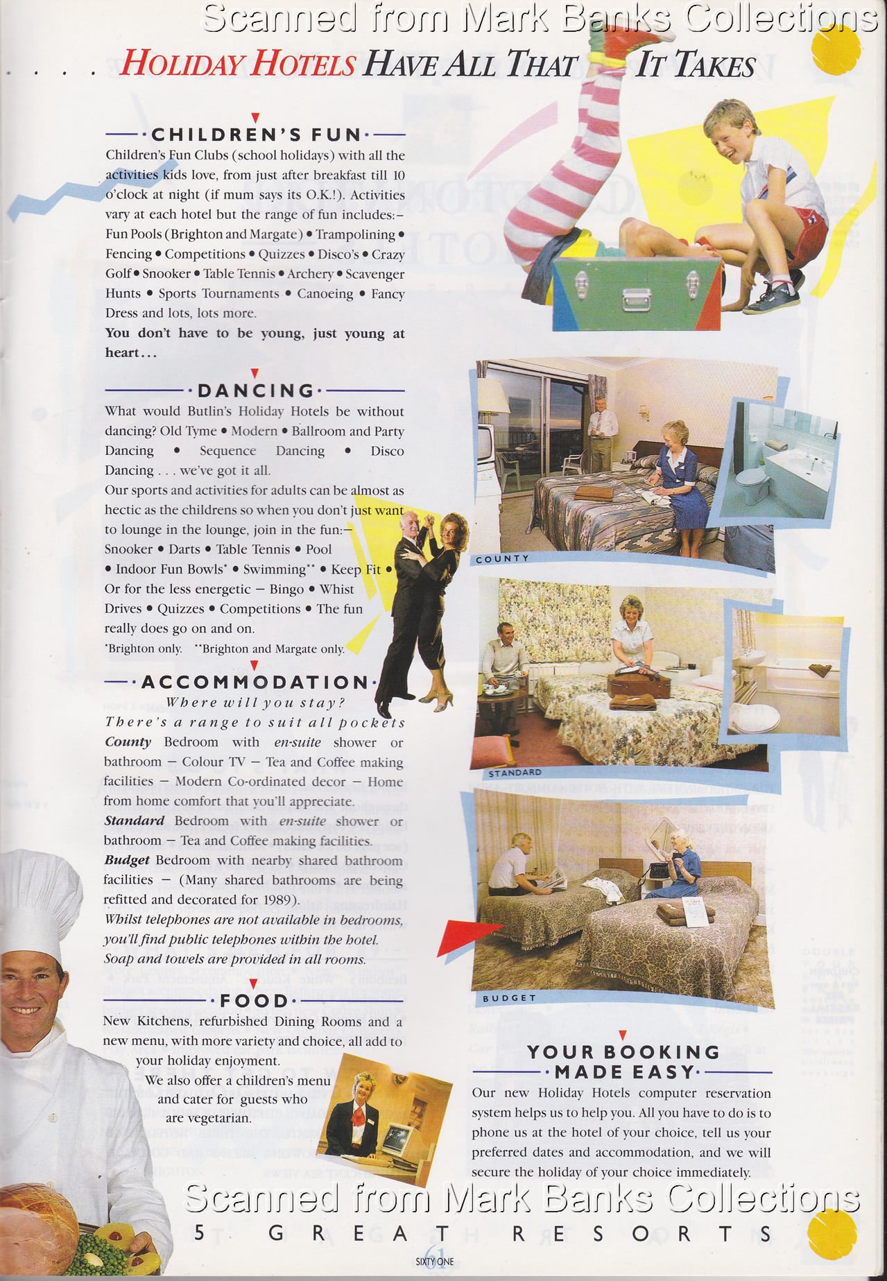 1989 Butlins Holiday Worlds Brochure