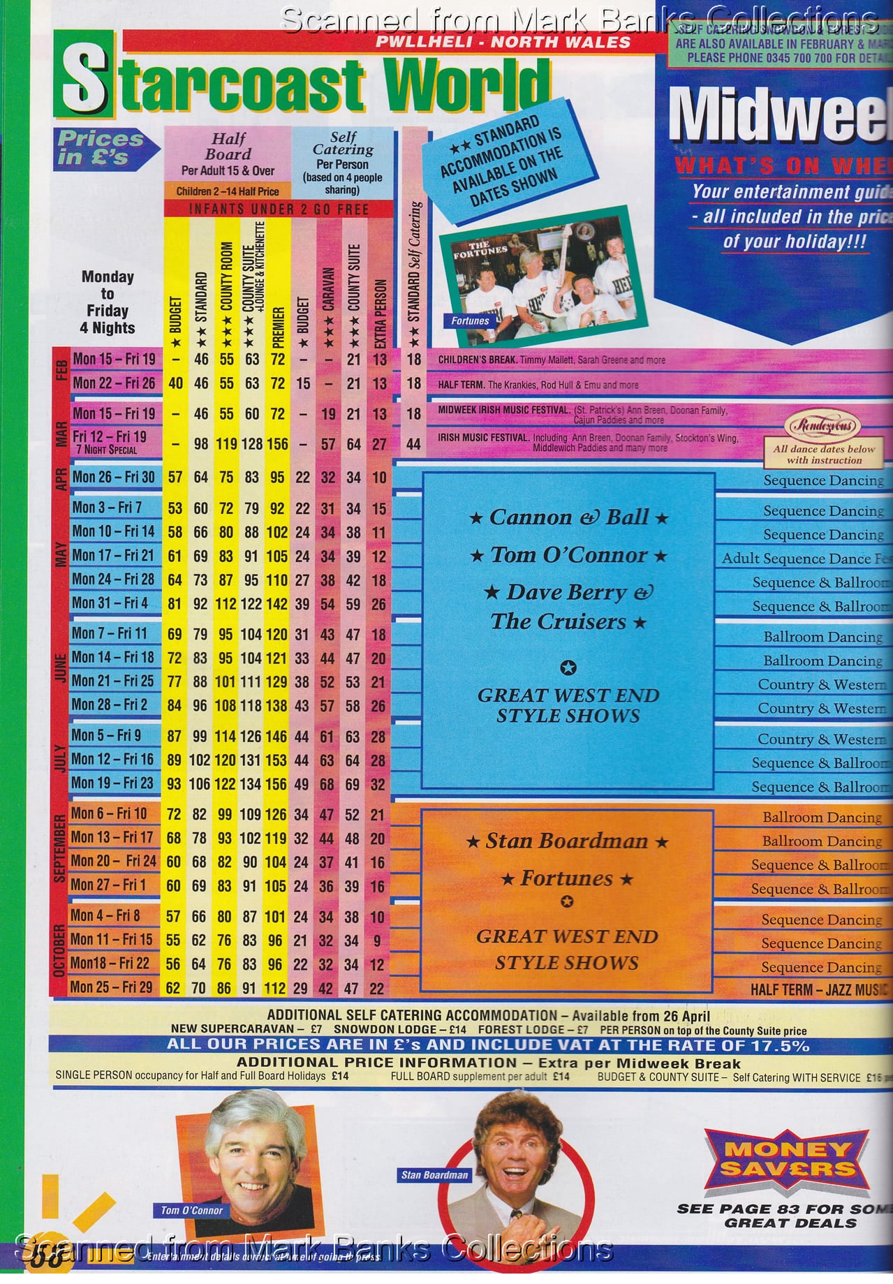 1993 Butlins Holiday Worlds Brochure