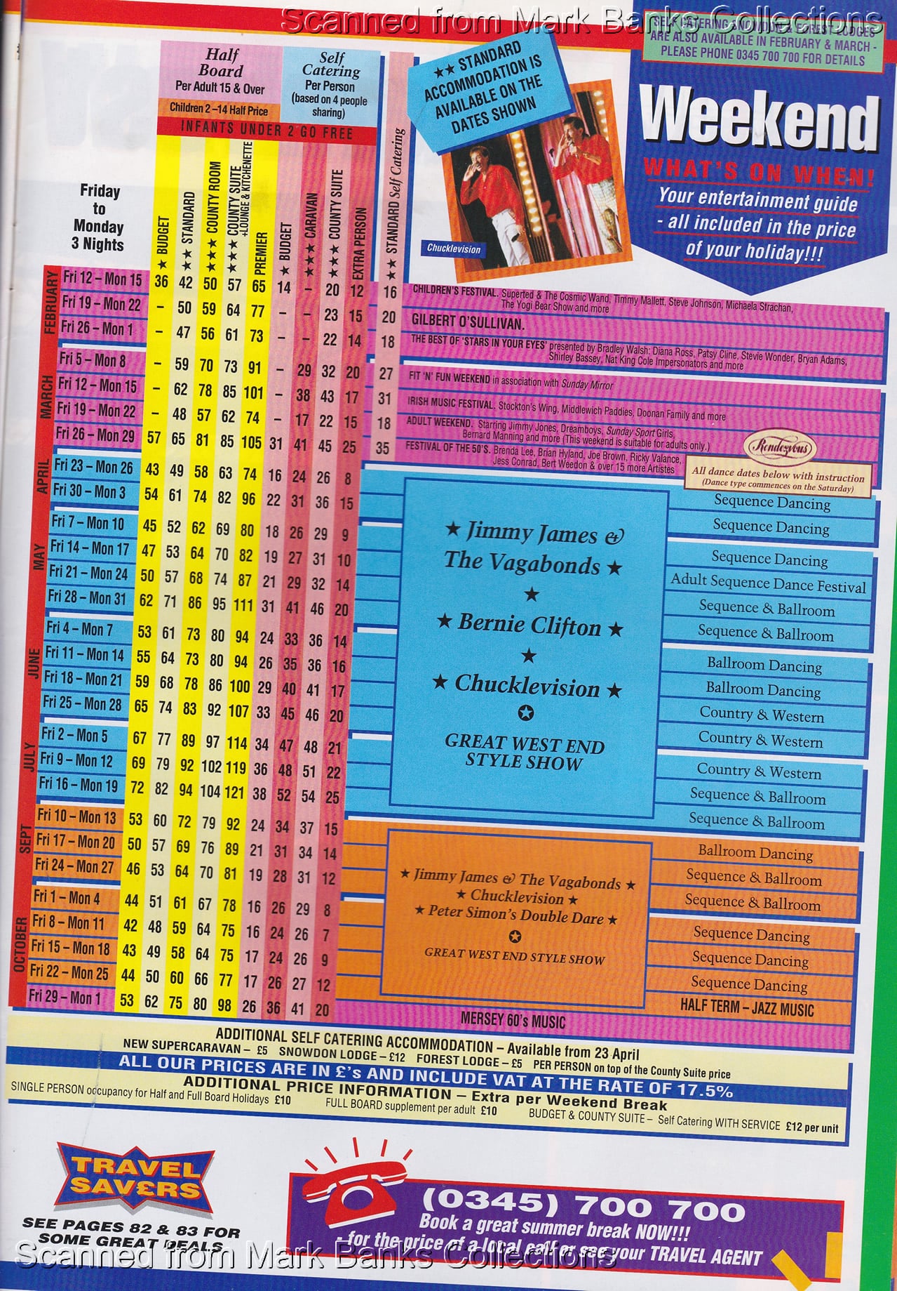 1993 Butlins Holiday Worlds Brochure