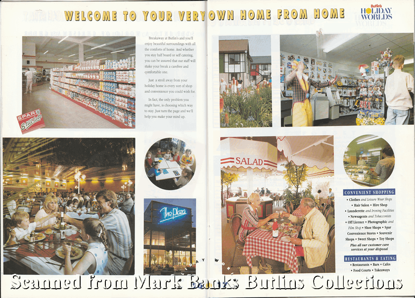 1991 Butlins Holiday Worlds Brochure