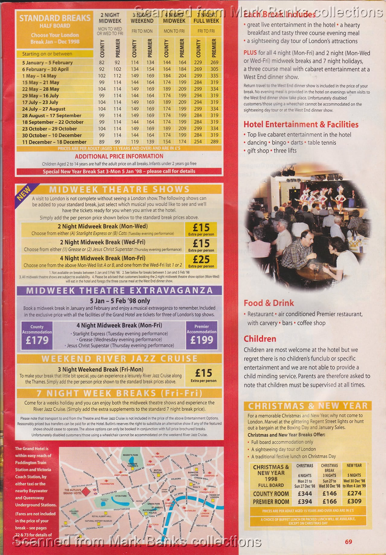 1998 Butlins Holiday Worlds Brochure