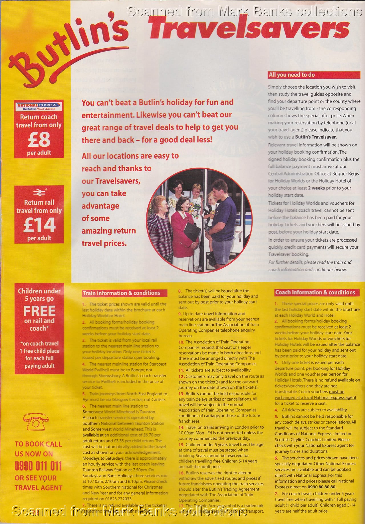 1998 Butlins Holiday Worlds Brochure