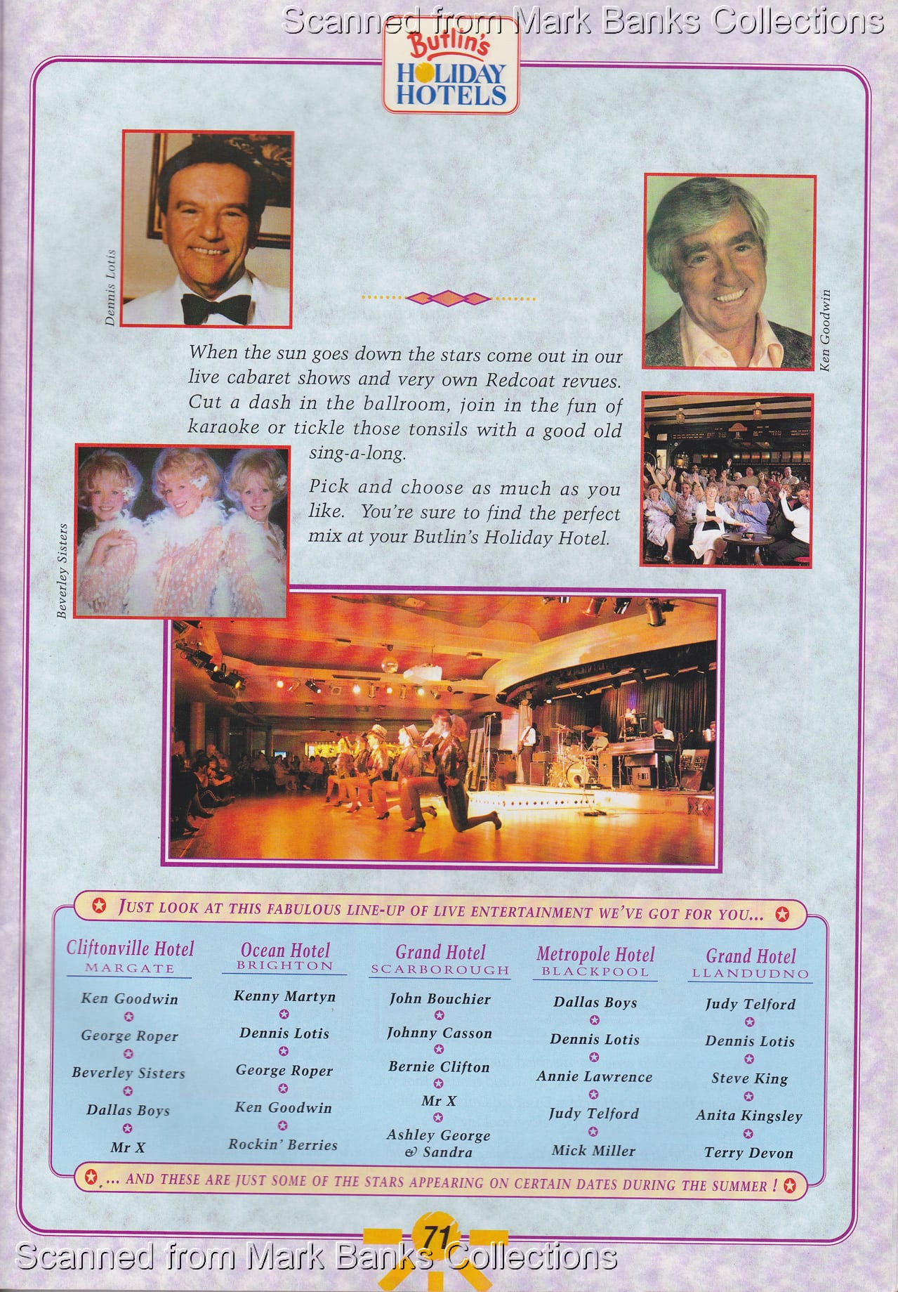 1993 Butlins Holiday Worlds Brochure