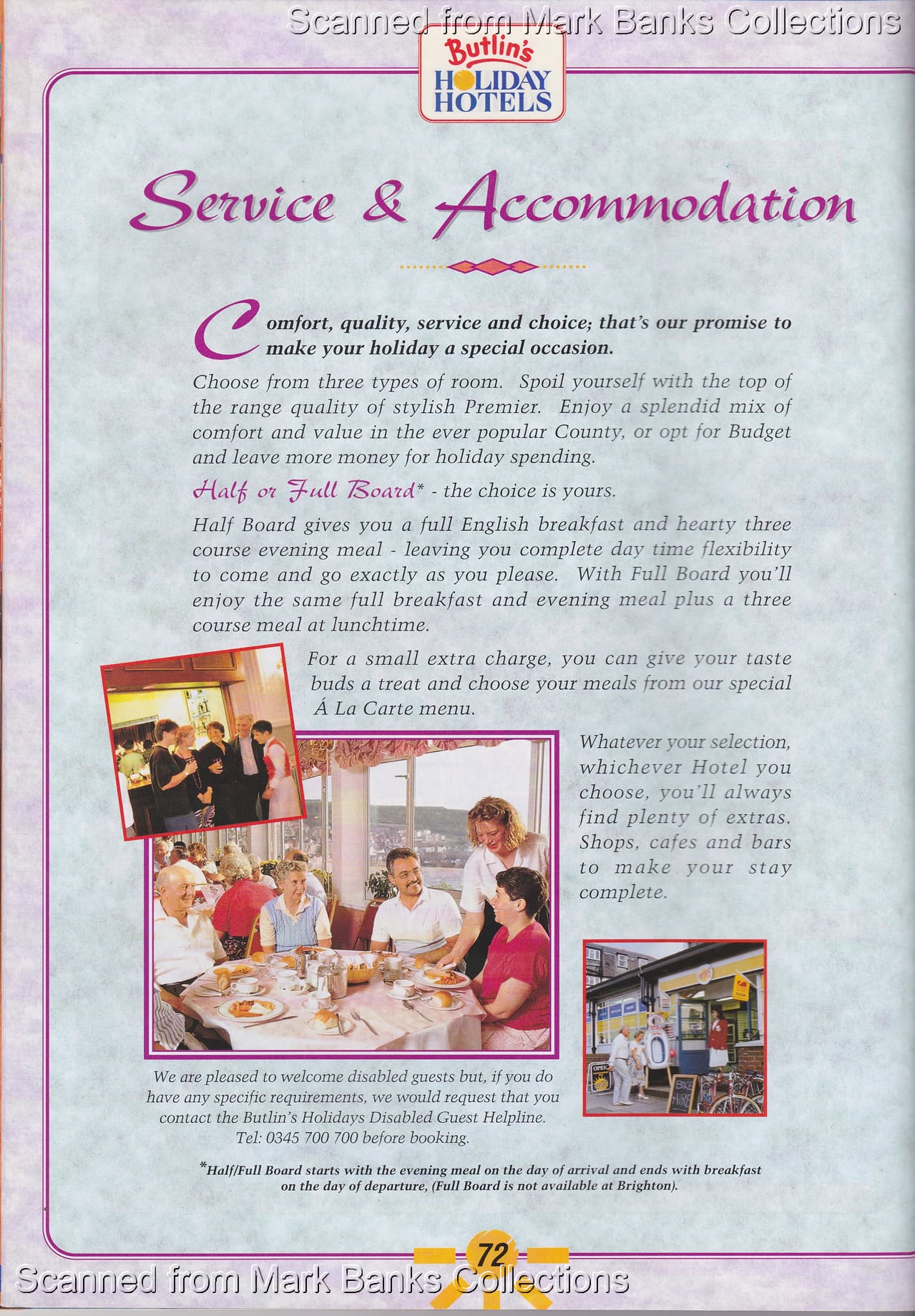 1993 Butlins Holiday Worlds Brochure