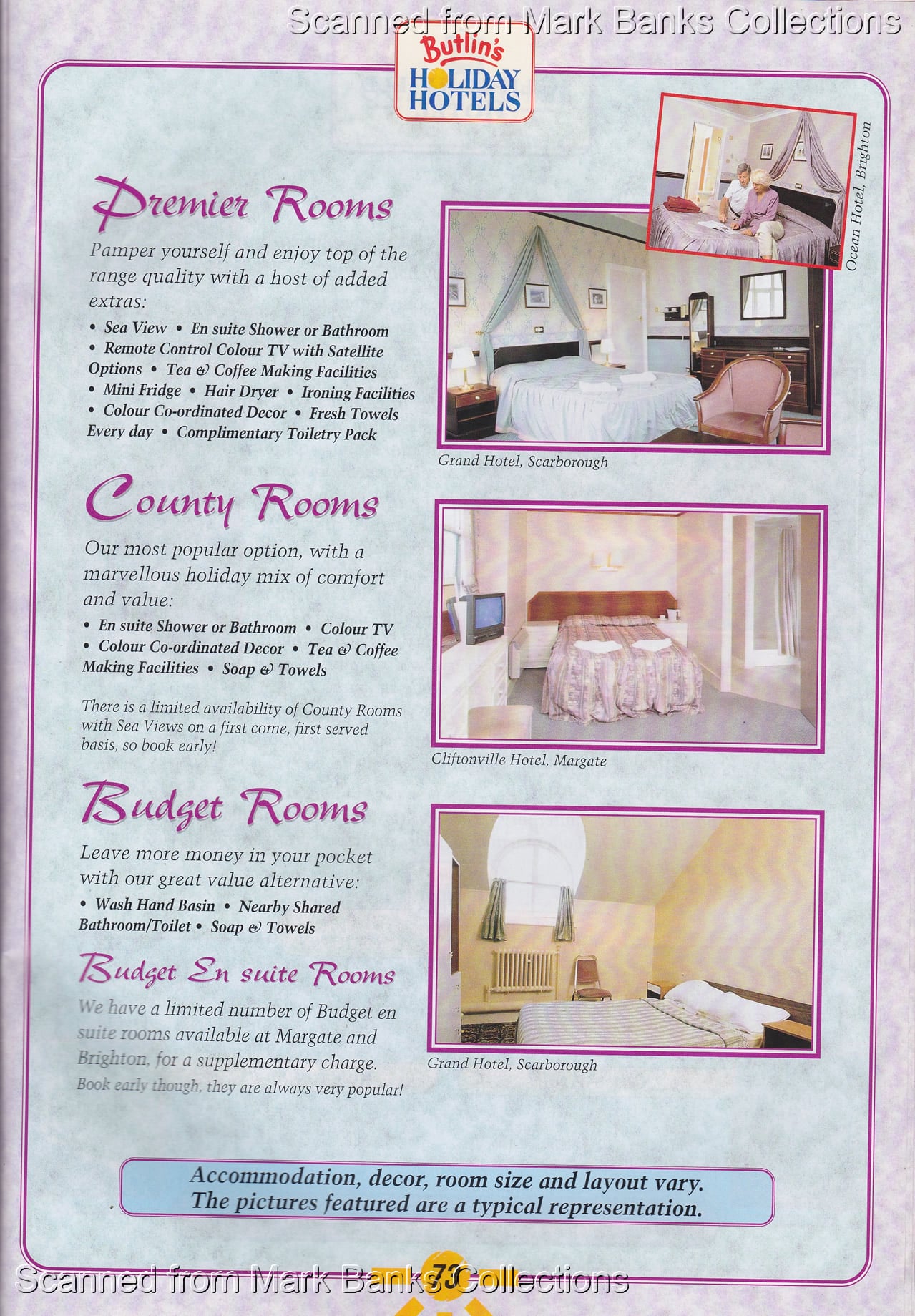 1993 Butlins Holiday Worlds Brochure